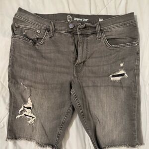 Original Use Charcoal Denim Shorts